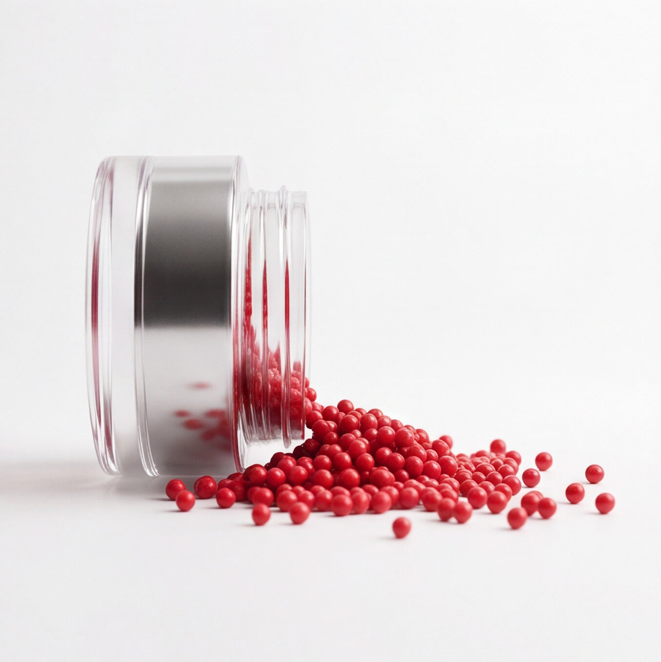 Non Dissolving Beads - Red