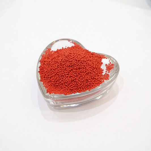 Vegan Dissolving Beads - Red