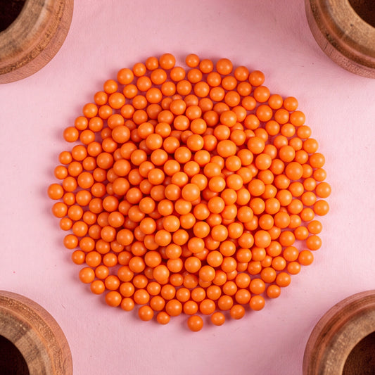 Non Dissolving Beads - Orange