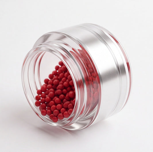 Non Dissolving Beads - Red