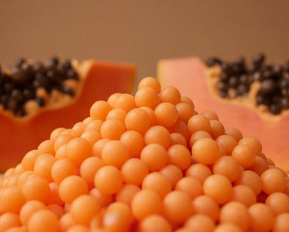Vegan Papaya Dissolving Beads - Orange