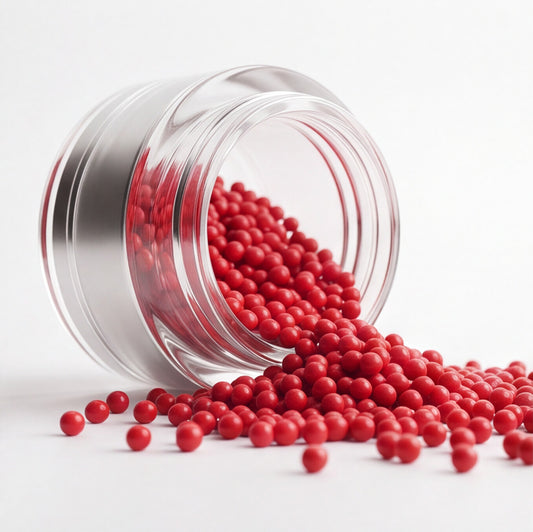 Non Dissolving Beads - Red