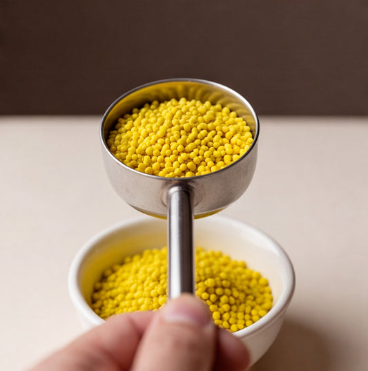 Non Dissolving Beads - Yellow