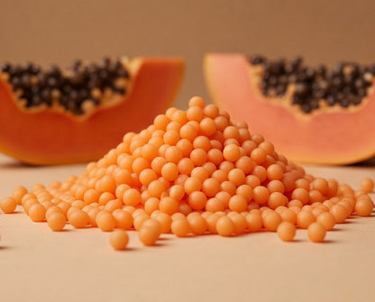 Vegan Papaya Dissolving Beads - Orange