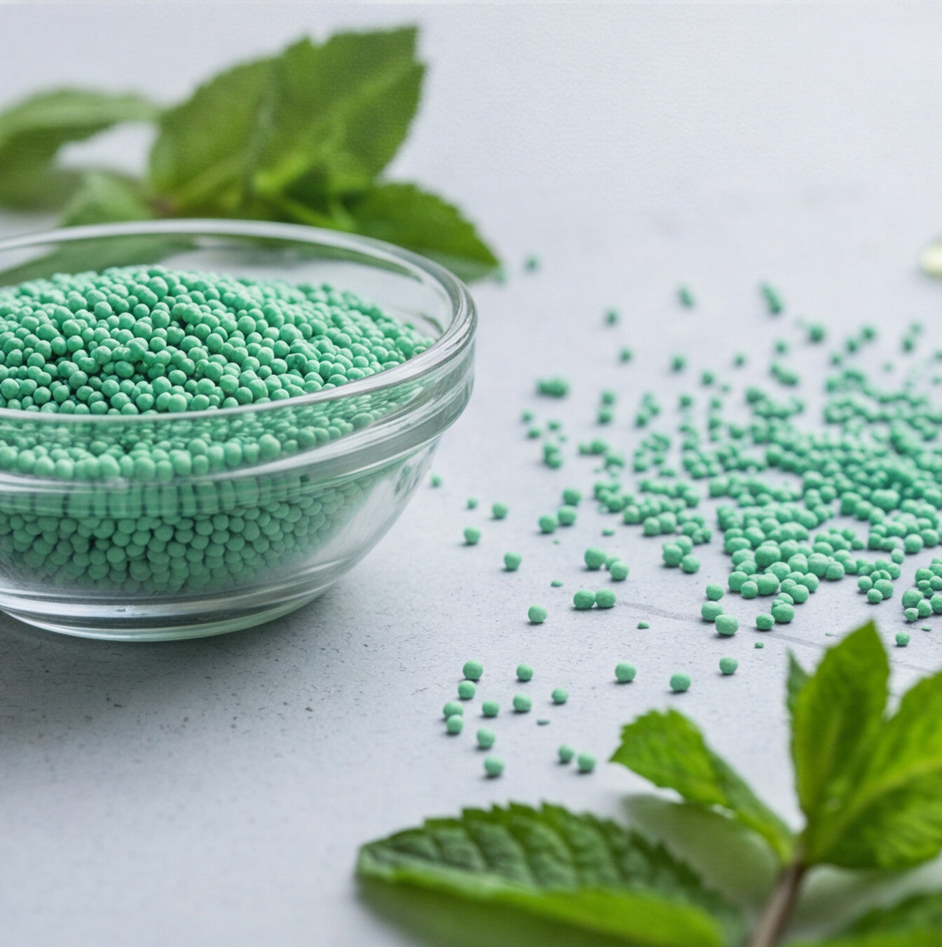 Mint Dissolving Beads - Yellow