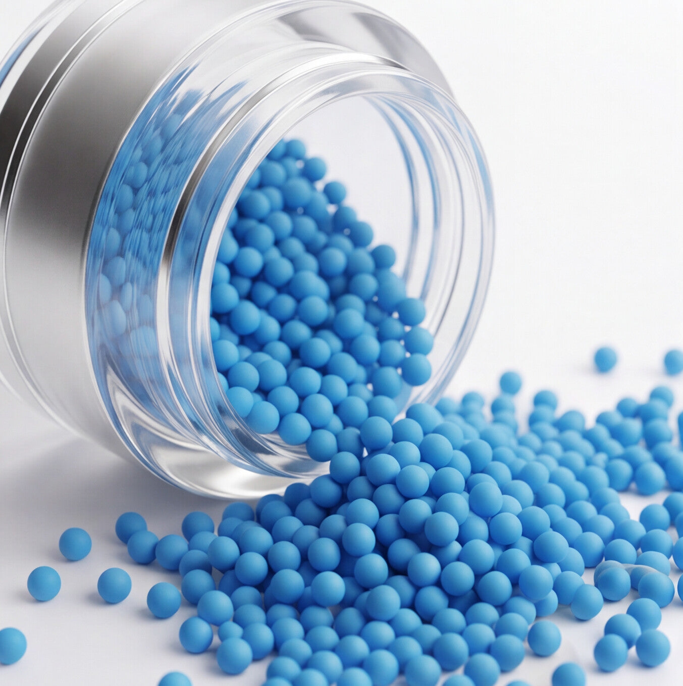 Dissolving Beads - Blue