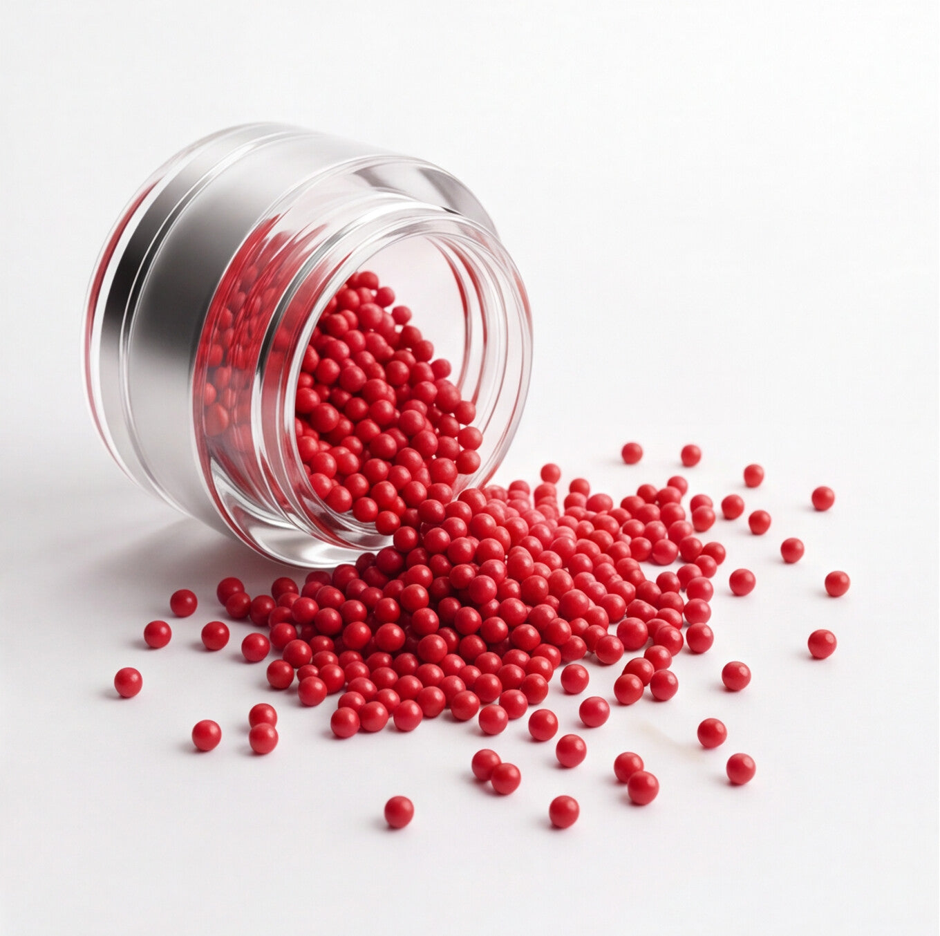 Non Dissolving Beads - Red