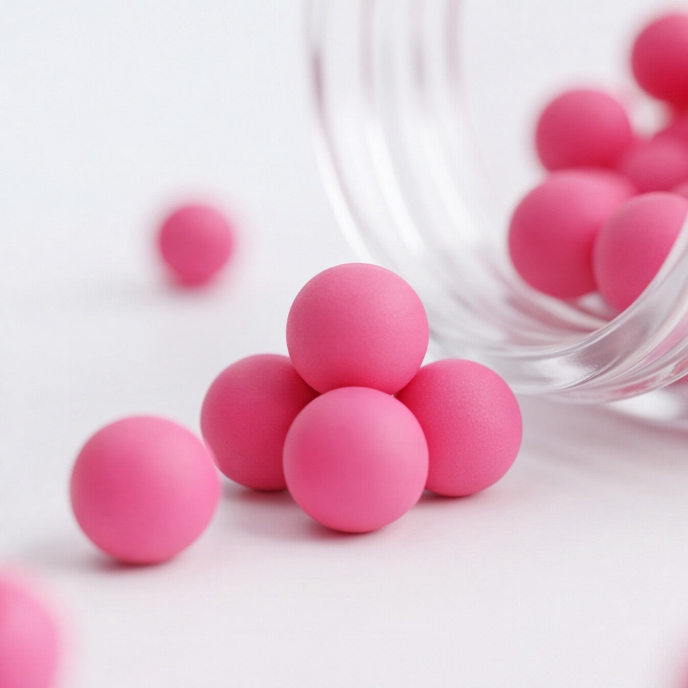 Dissolving Beads - Pink