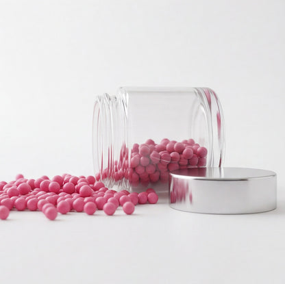 Vitamin E Non Dissolving Beads - Pink