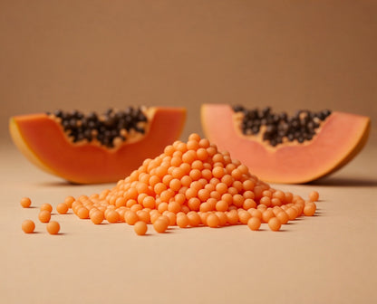 Vegan Papaya Dissolving Beads - Orange