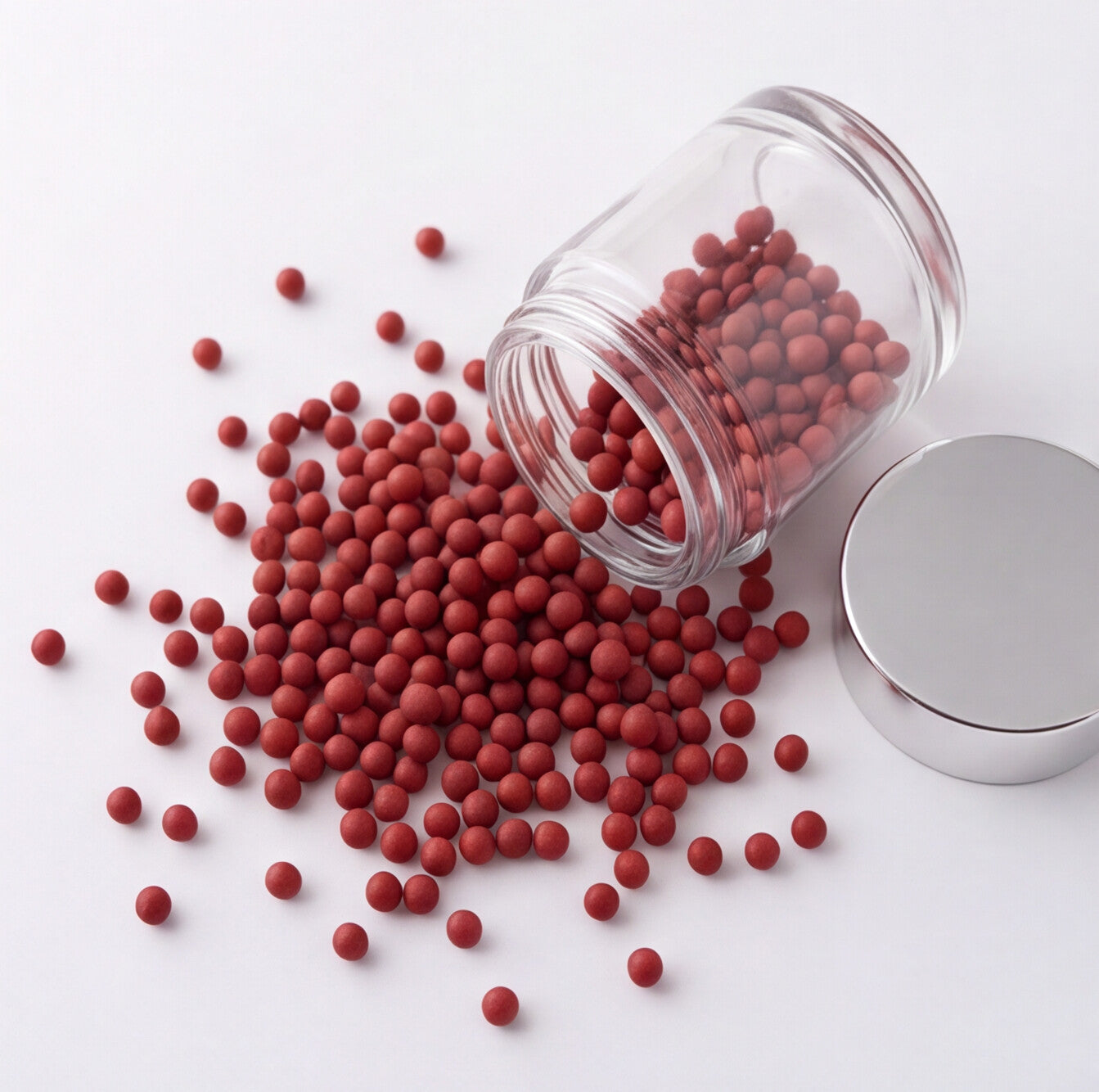 Vegan Dissolving Beads - Red