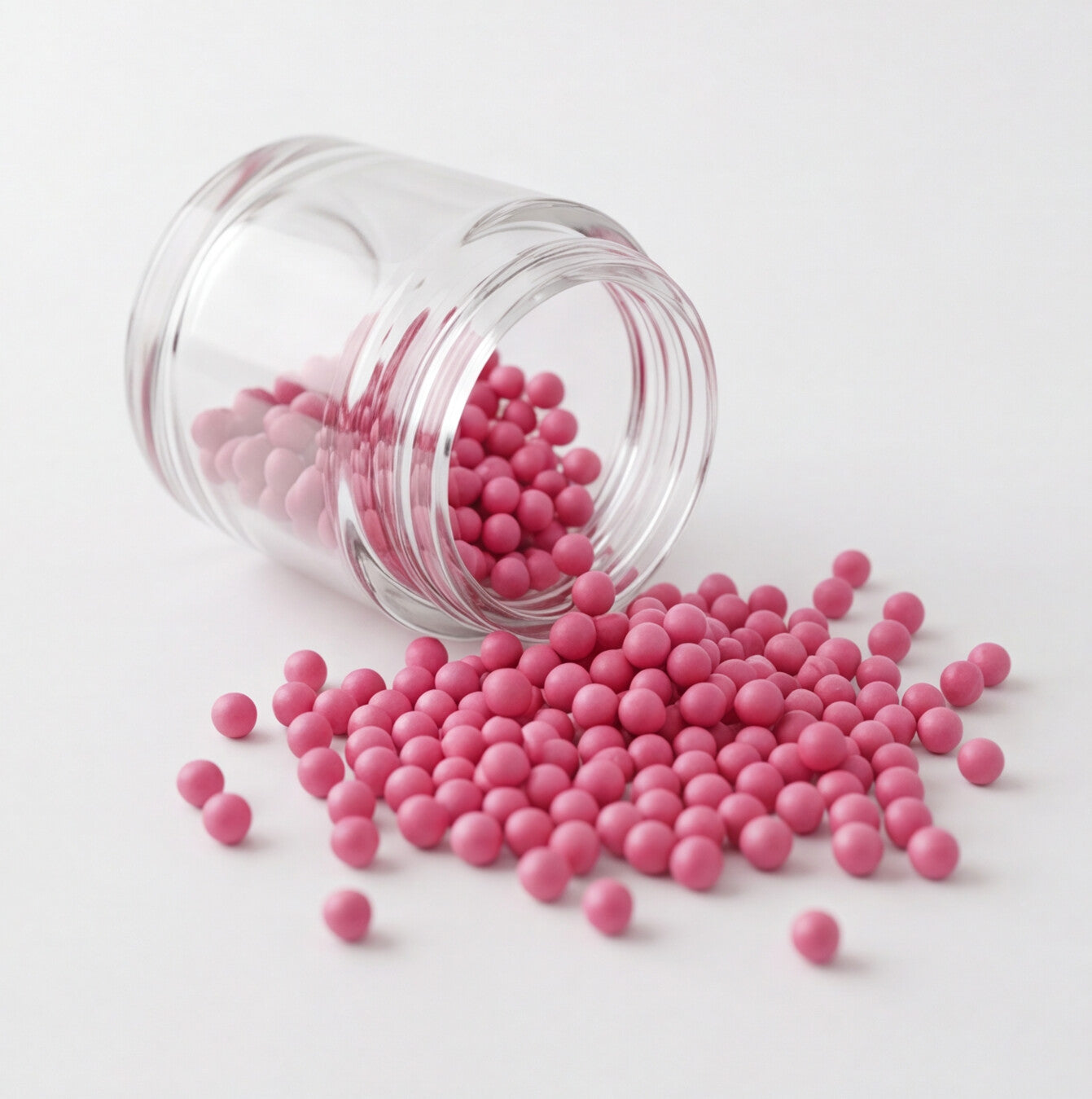 Vitamin E Non Dissolving Beads - Pink