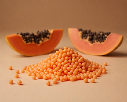 Vegan Papaya Dissolving Beads - Orange