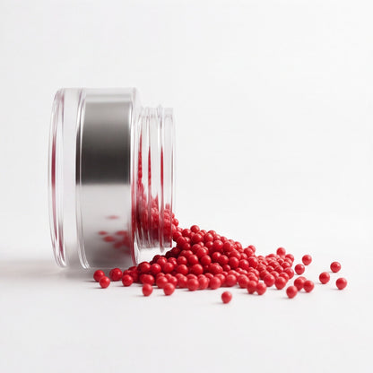 Non Dissolving Beads - Red