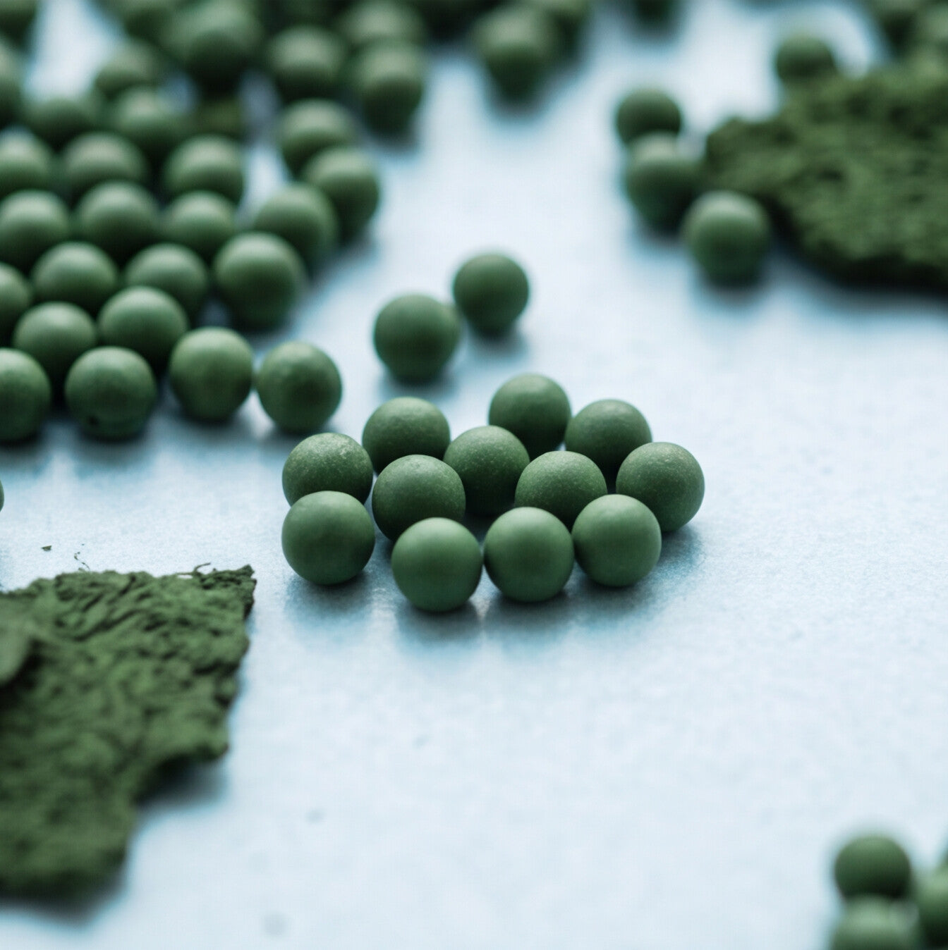 Non Dissolving Beads - Green
