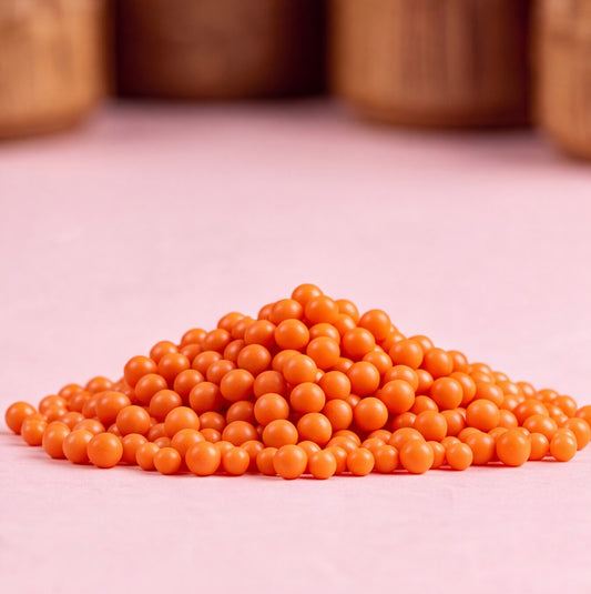 Non Dissolving Beads - Orange