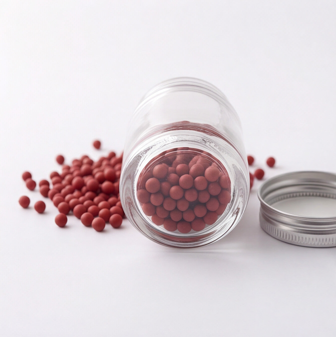 Vegan Dissolving Beads - Red