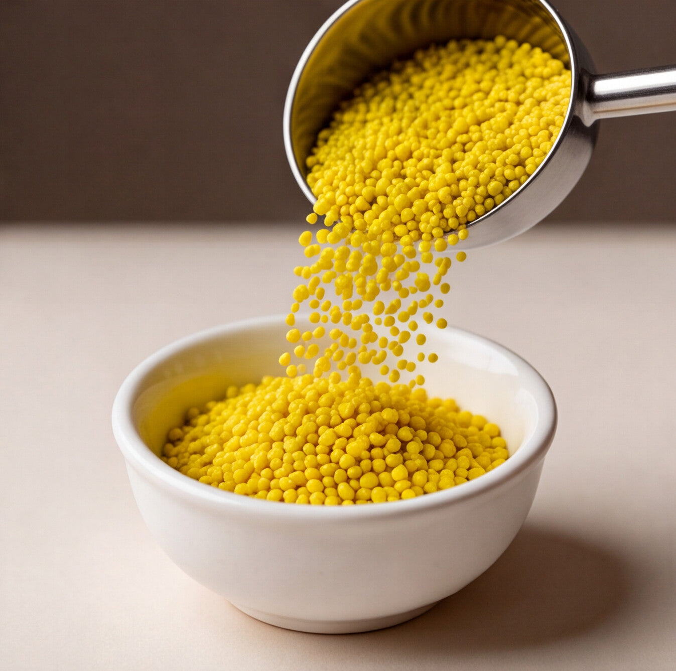 Non Dissolving Beads - Yellow