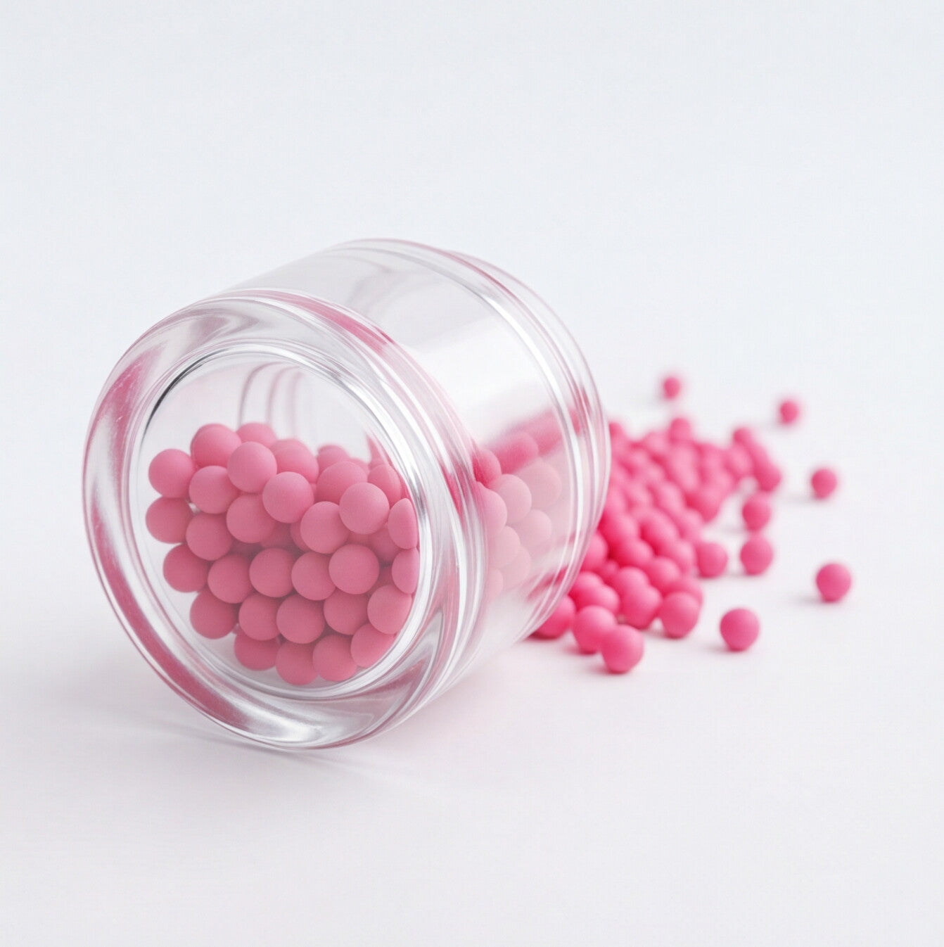 Dissolving Beads - Pink