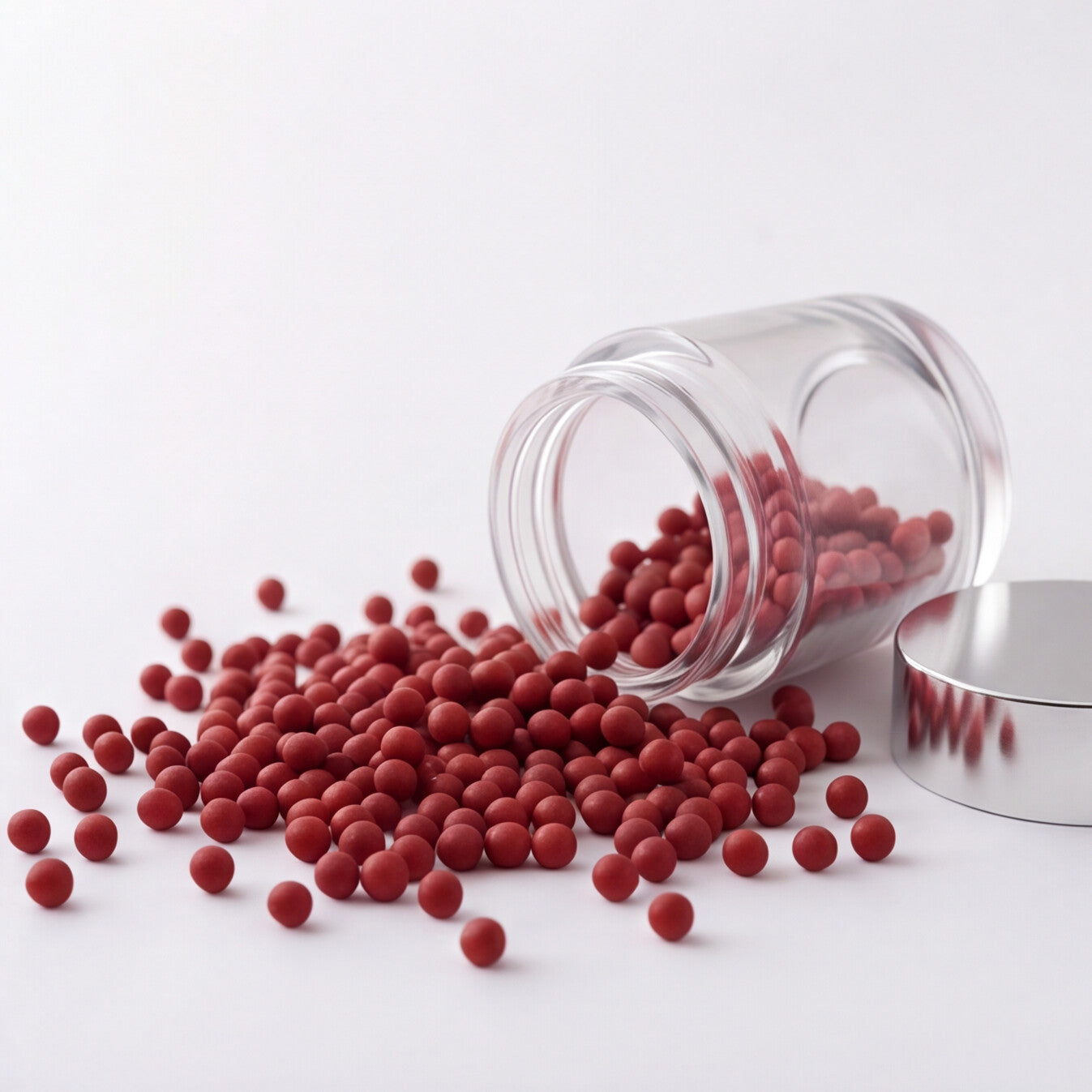 Vegan Dissolving Beads - Red