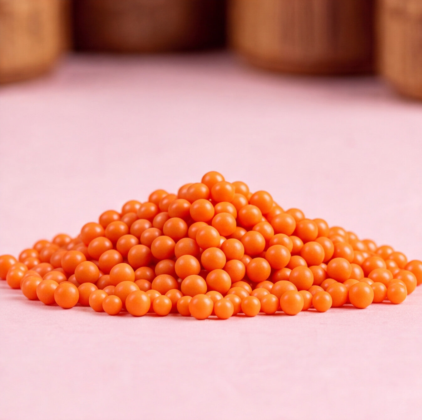 Non Dissolving Beads - Orange
