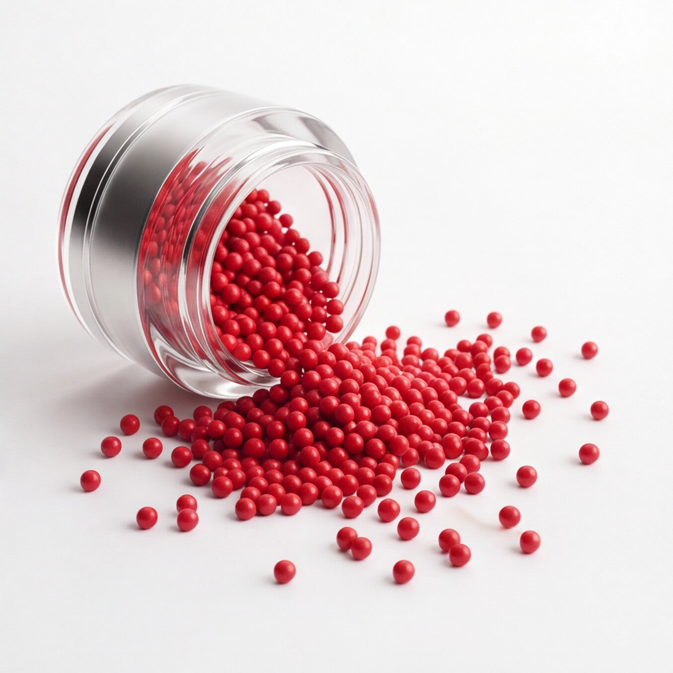 Non Dissolving Beads - Red