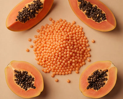 Vegan Papaya Dissolving Beads - Orange