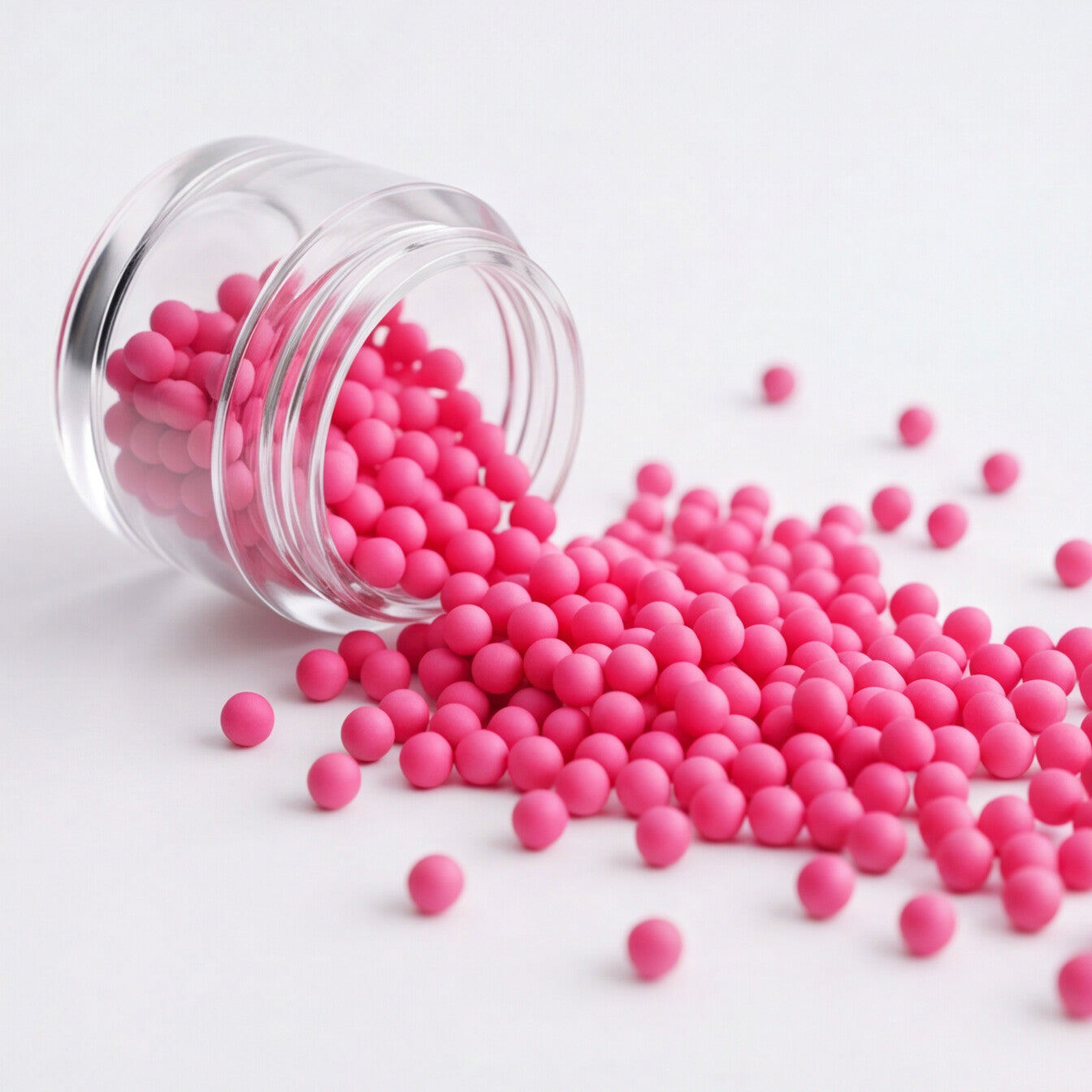 Dissolving Beads - Pink