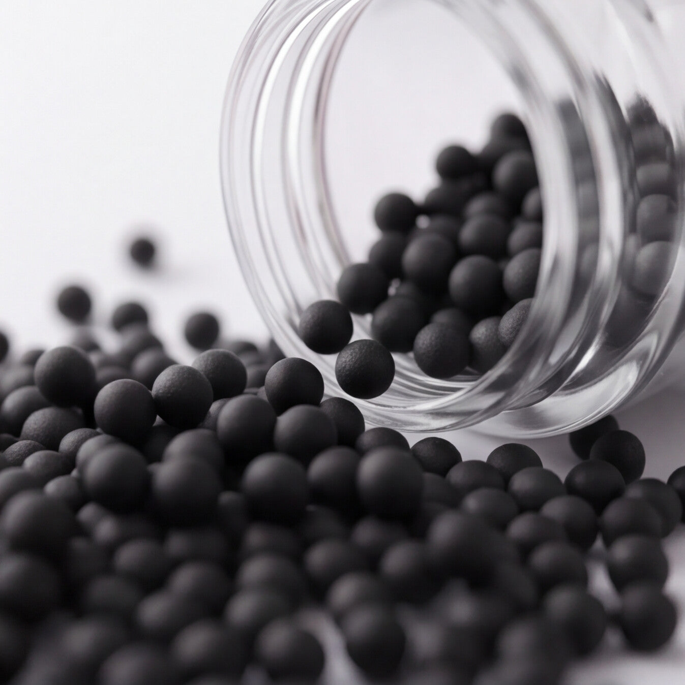 Charcoal Dissolving Beads - Black