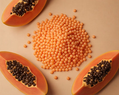 Vegan Papaya Dissolving Beads - Orange