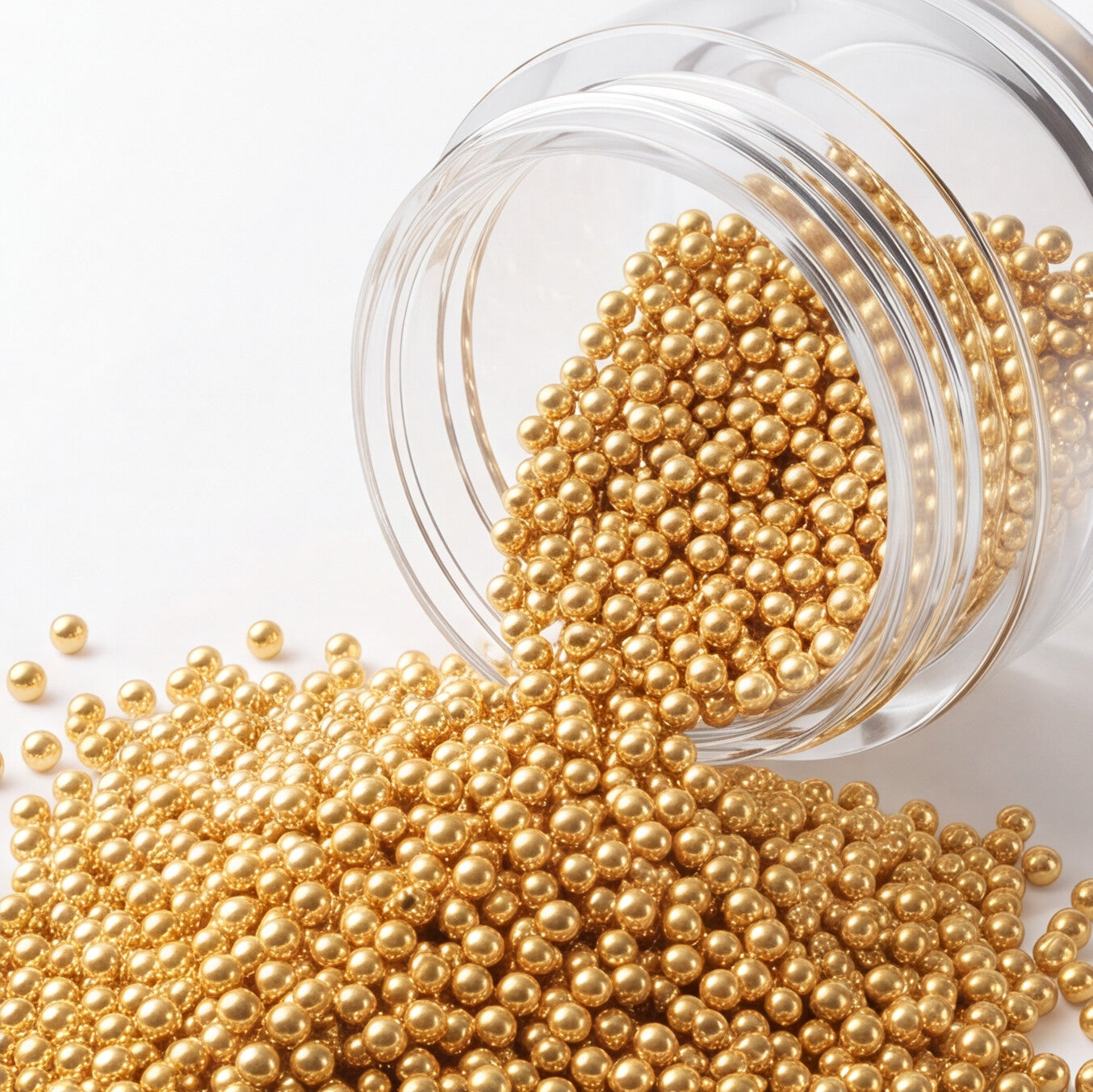 Dissolving Beads - Gold