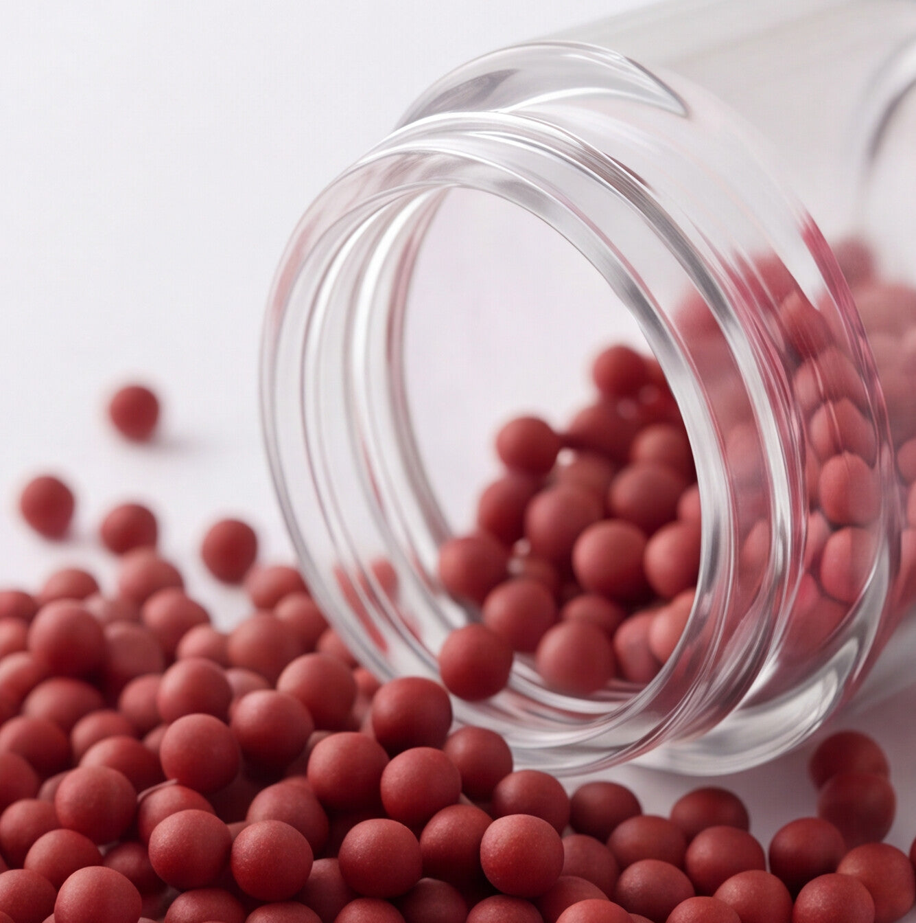 Vegan Dissolving Beads - Red