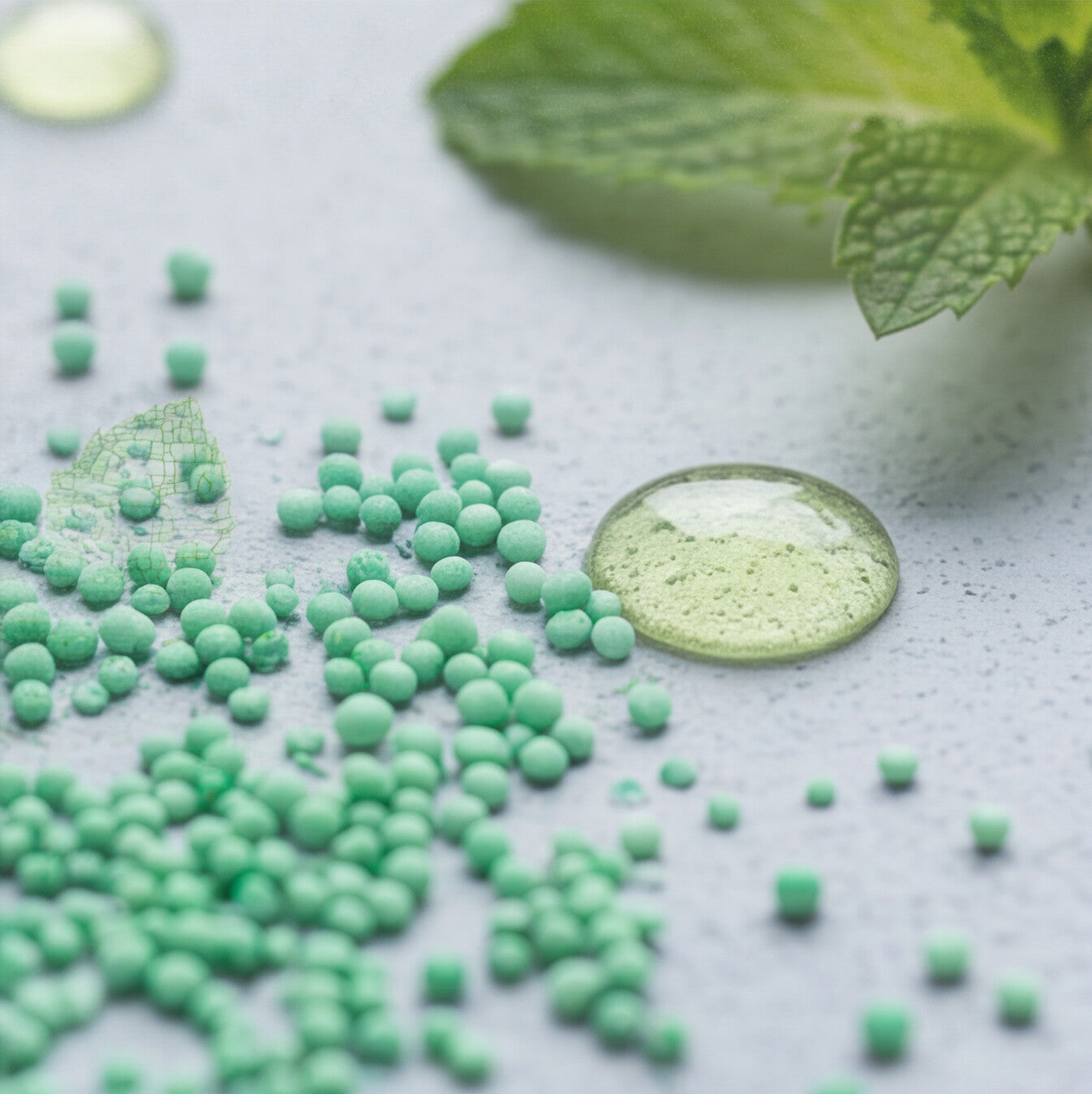Mint Dissolving Beads - Yellow