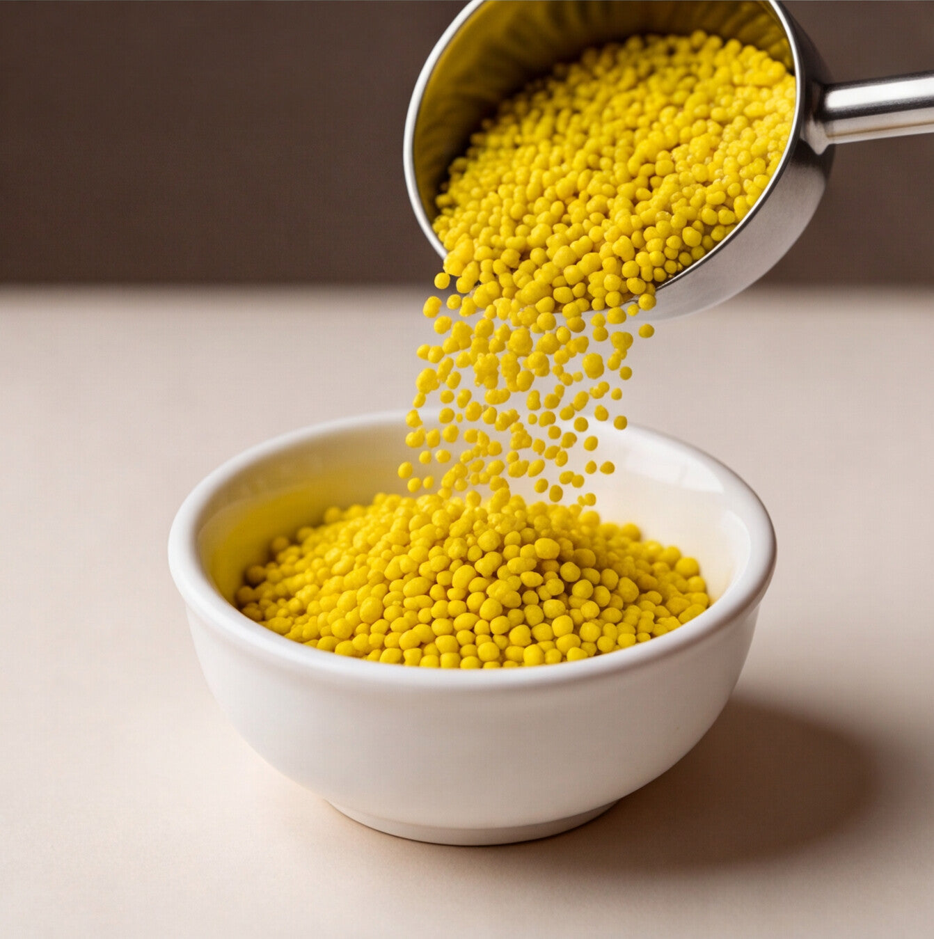 Non Dissolving Beads - Yellow