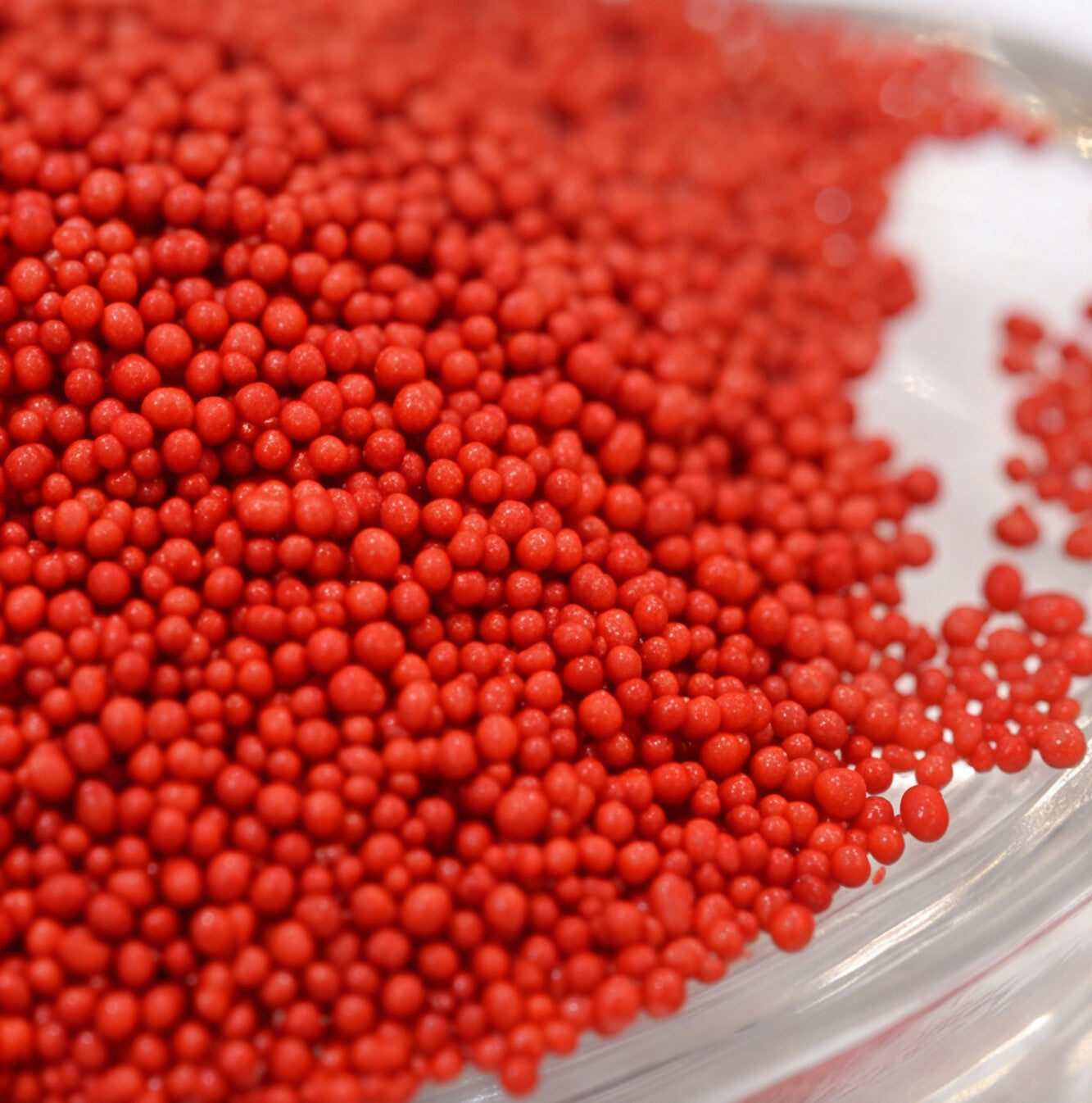 Vegan Dissolving Beads - Red